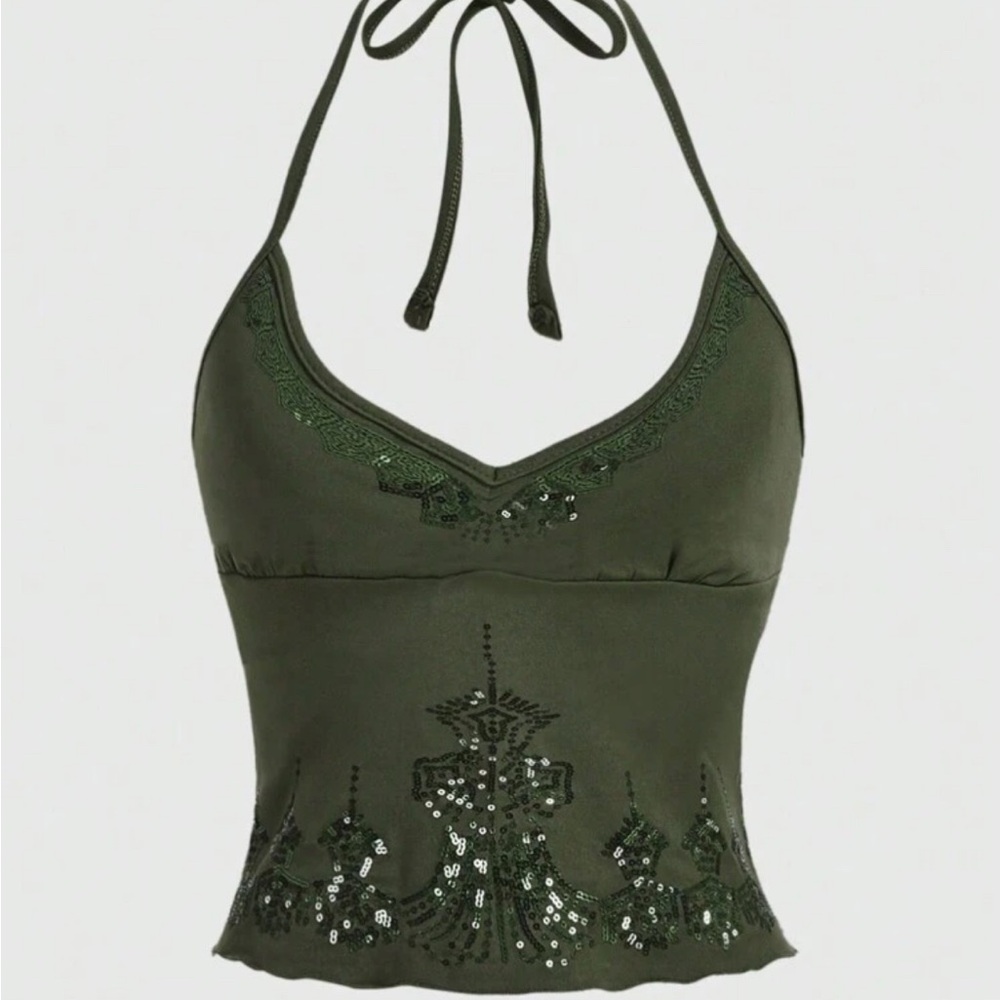 Y2K Style Halter Top
